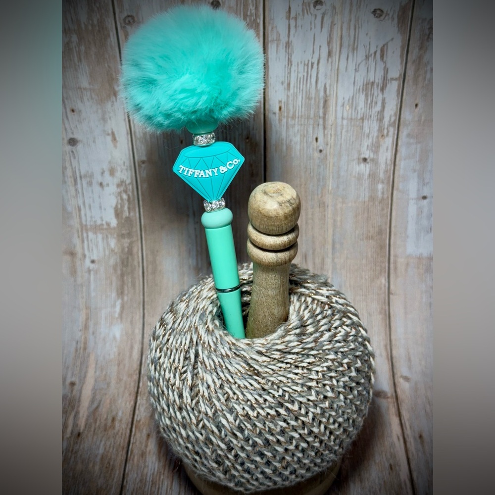 Fancy Designer Beaded Pen with FREE refill